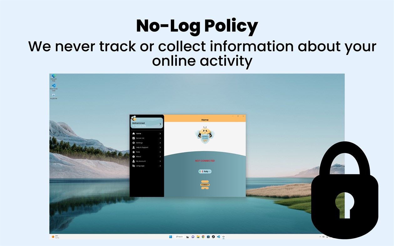 #1. BNE Guard VPN by BNESIM (Windows) By: BNESIM