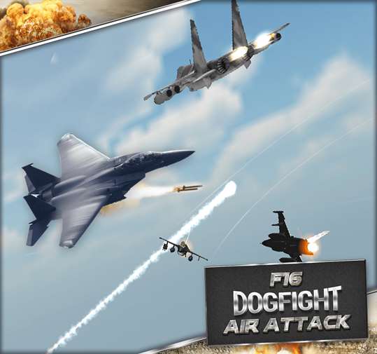 F18 F16 Dogfight Air Attack screenshot 4