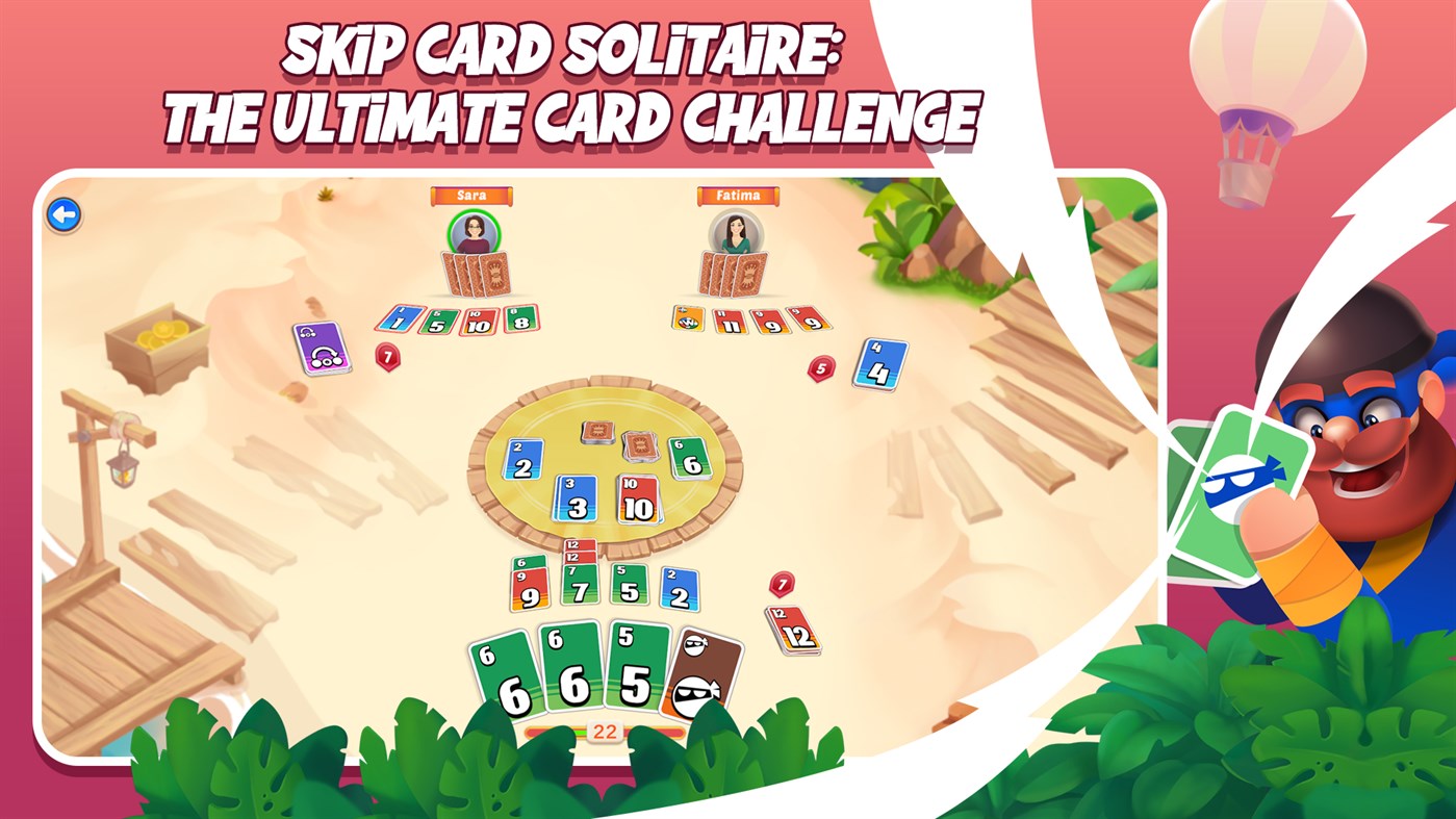 #1. Skip Card Solitaire 3D (Windows) 来自: Card Guru Game Studios