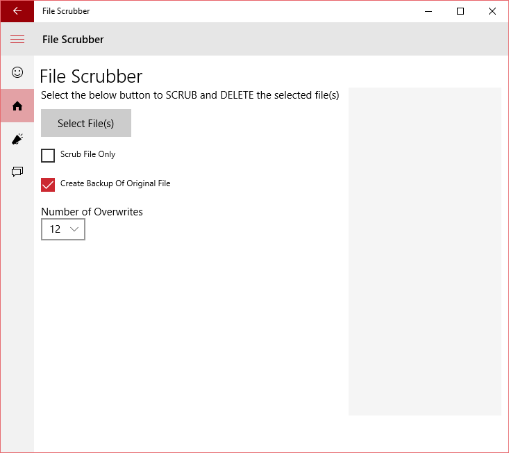 file scrubber