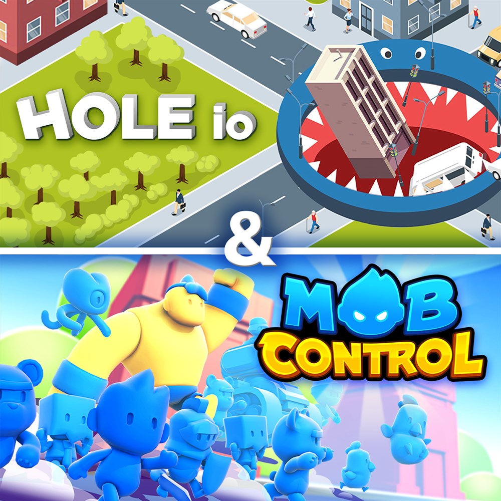 Hole io & Mob Control cover art (full size)