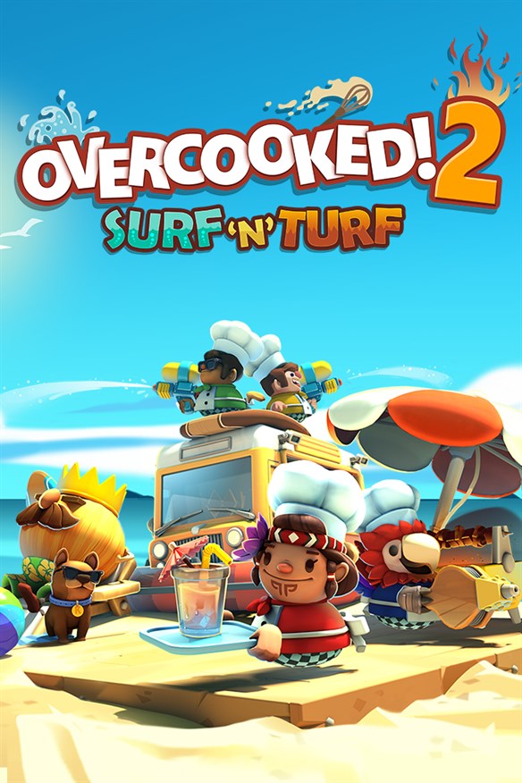 Overcooked! 2 - Surf 'n' Turf Xbox Series X|S and Xbox One cover art