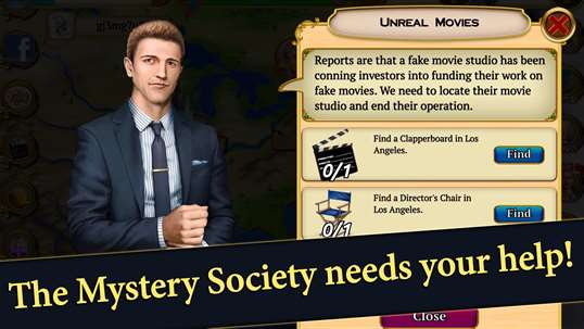 Hidden Objects: Mystery Society HD screenshot 5