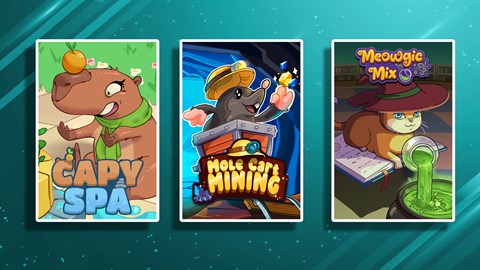 Capy Spa + Mole Cart Mining + Meowgic Mix (Bundle)