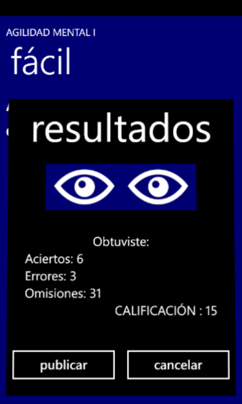 Bildschirmfoto 5 Agilidad Mental I windows