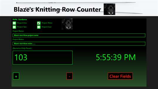 Blaze's Knitting Row Counter screenshot 4
