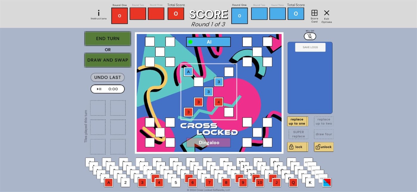#1. Cross Locked the Game (Windows) بواسطة: Cross Locked Softworks LLC
