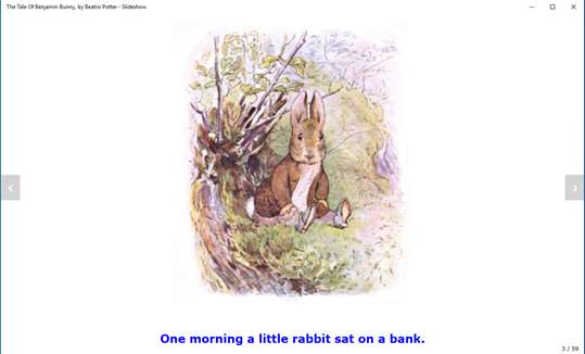 The Tale Of Benjamin Bunny, by Beatrix Potter - Slideshow screenshot 2
