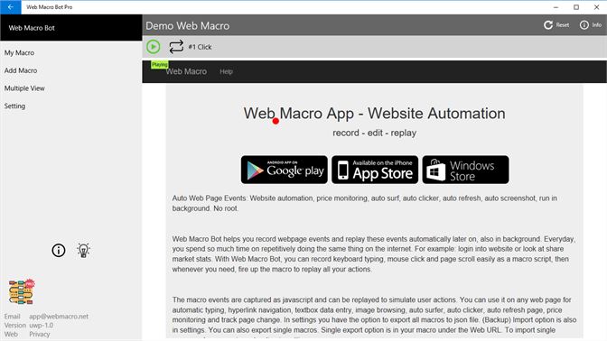 Buy Web Macro Bot Pro Microsoft Store