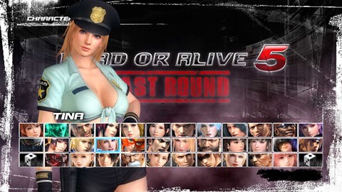 DEAD OR ALIVE 5 Last Round Tina Polizeiuniform