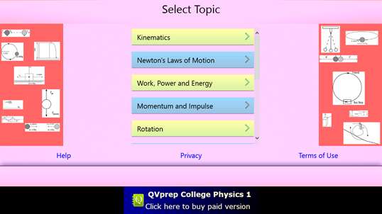 QVprep Lite College Physics Volume 1 screenshot 1