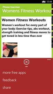 Womens Fitness Workouts screenshot 3