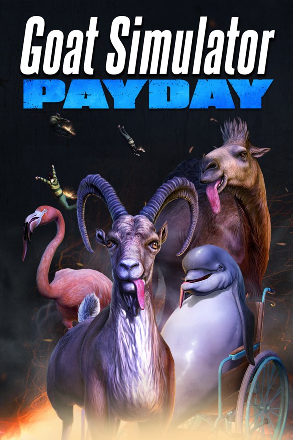 Goat Simulator: PAYDAY Xbox Series X|S and Xbox One cover art