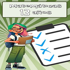 Matemáticas 13 años