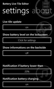 Battery Live Tile Editor screenshot 8