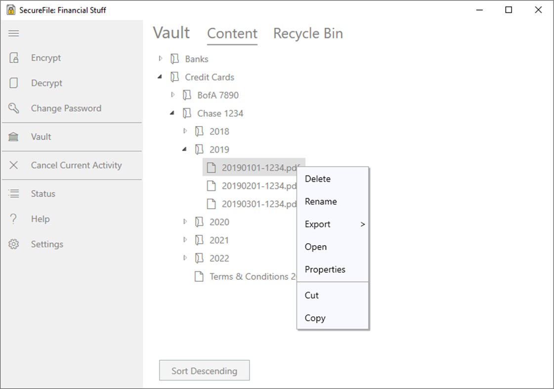 #10. Secure File (Windows) By: Area181 Software