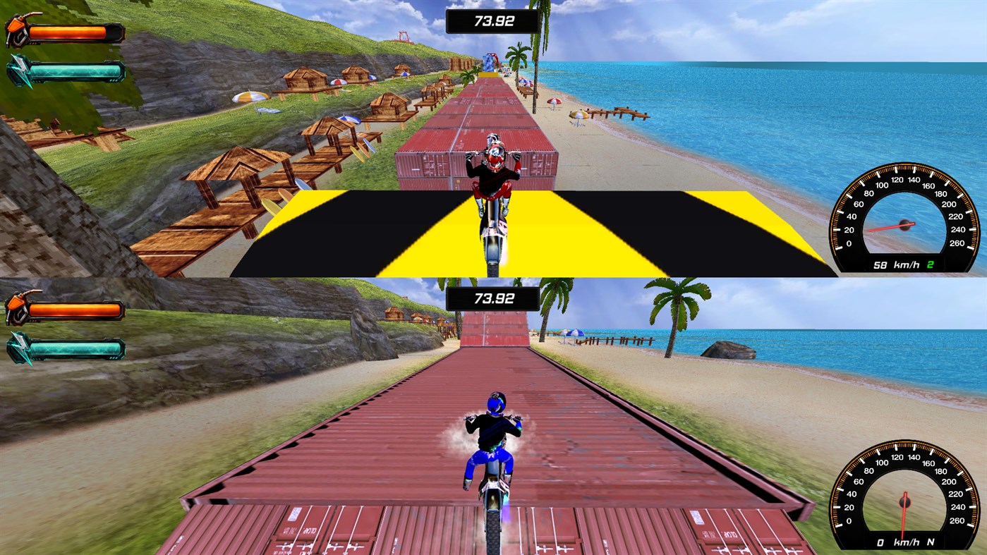 #8. Hill Bike Racing 3D - Multiplayer 1V1 (Xbox) By: Intro Time Studio
