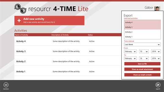 resourcr 4-TIME Lite screenshot 4