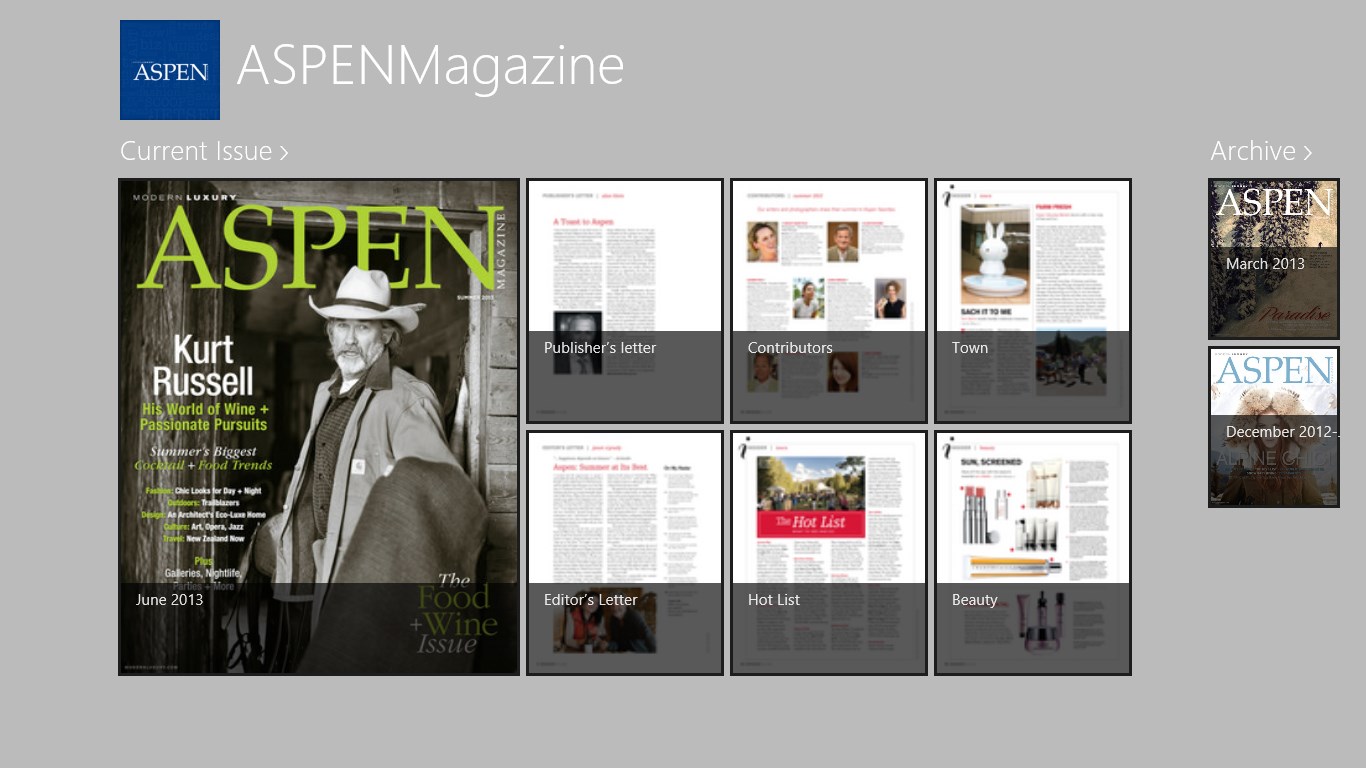 【图】ASPEN Magazine(截图1)