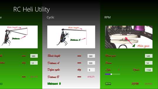 RC Heli Utility screenshot 2