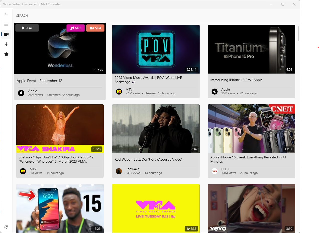 Vidder Video Downloader to MP3 Converter - Microsoft Apps