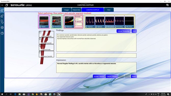 free ultrasound reporting software download