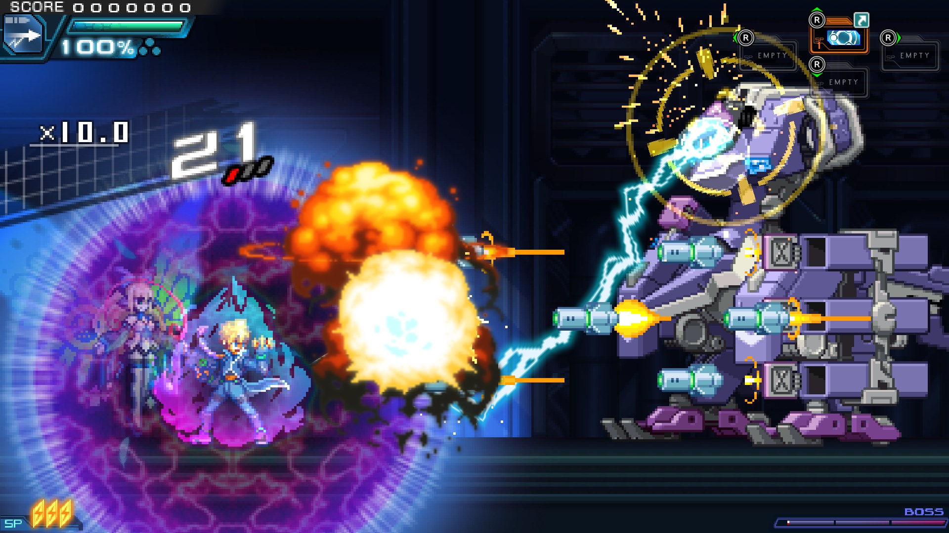 Коды страйкер. Azure Striker Gunvolt 2. Игра Gunvolt трилсоф три. Azure Striker Gunvolt Bosses. Azure games.