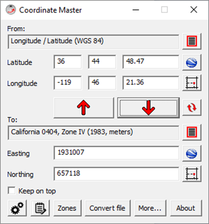 #1. Coordinate Master (Windows) Von: BinaryEarth