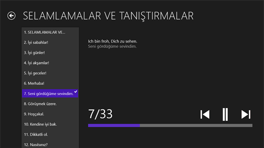 Seyahat konuşma kılavuzu screenshot 2