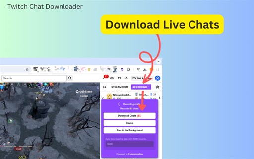 Twitch Chat Downloader - Save Twitch Chats Easily