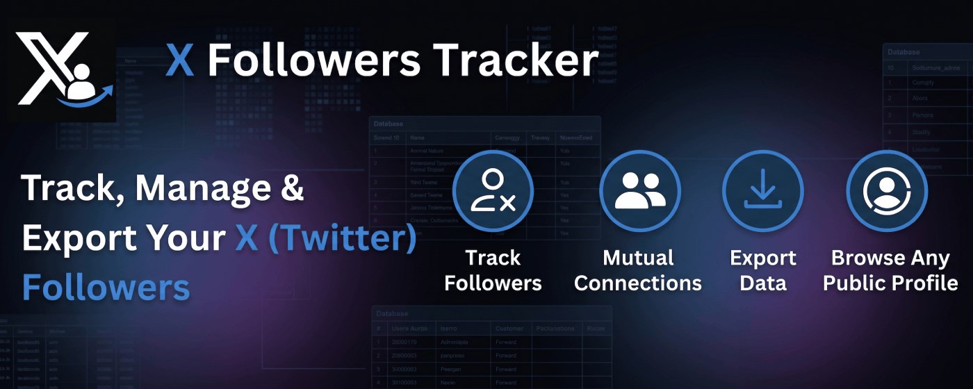 X Followers Tracker