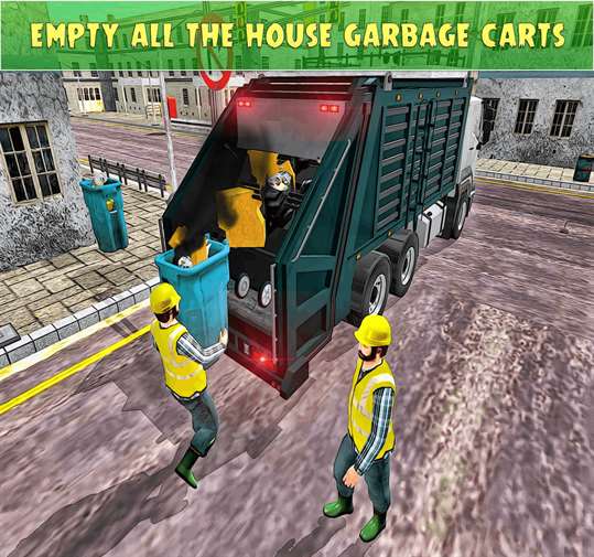 Garbage Truck City Drive Sim screenshot 2