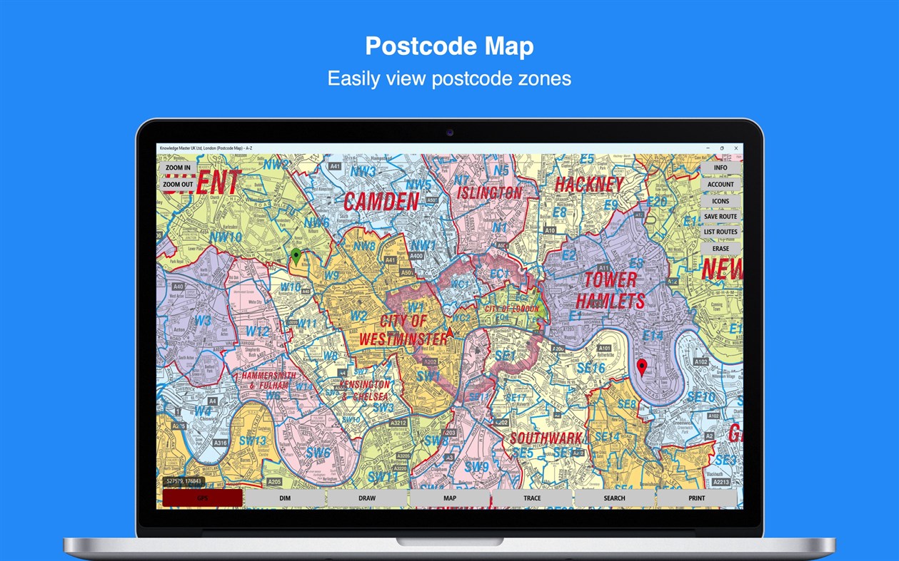 #6. A-Z Greater London Street Atlas (Windows) 来自: Knowledge Master UK Ltd