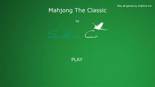 Mahjong The Classic screenshot 1