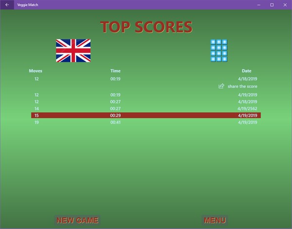 Veggie Match - X — 3
