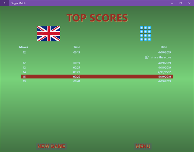 Veggie Match - X screenshot 3