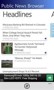 Public News Browser screenshot 1