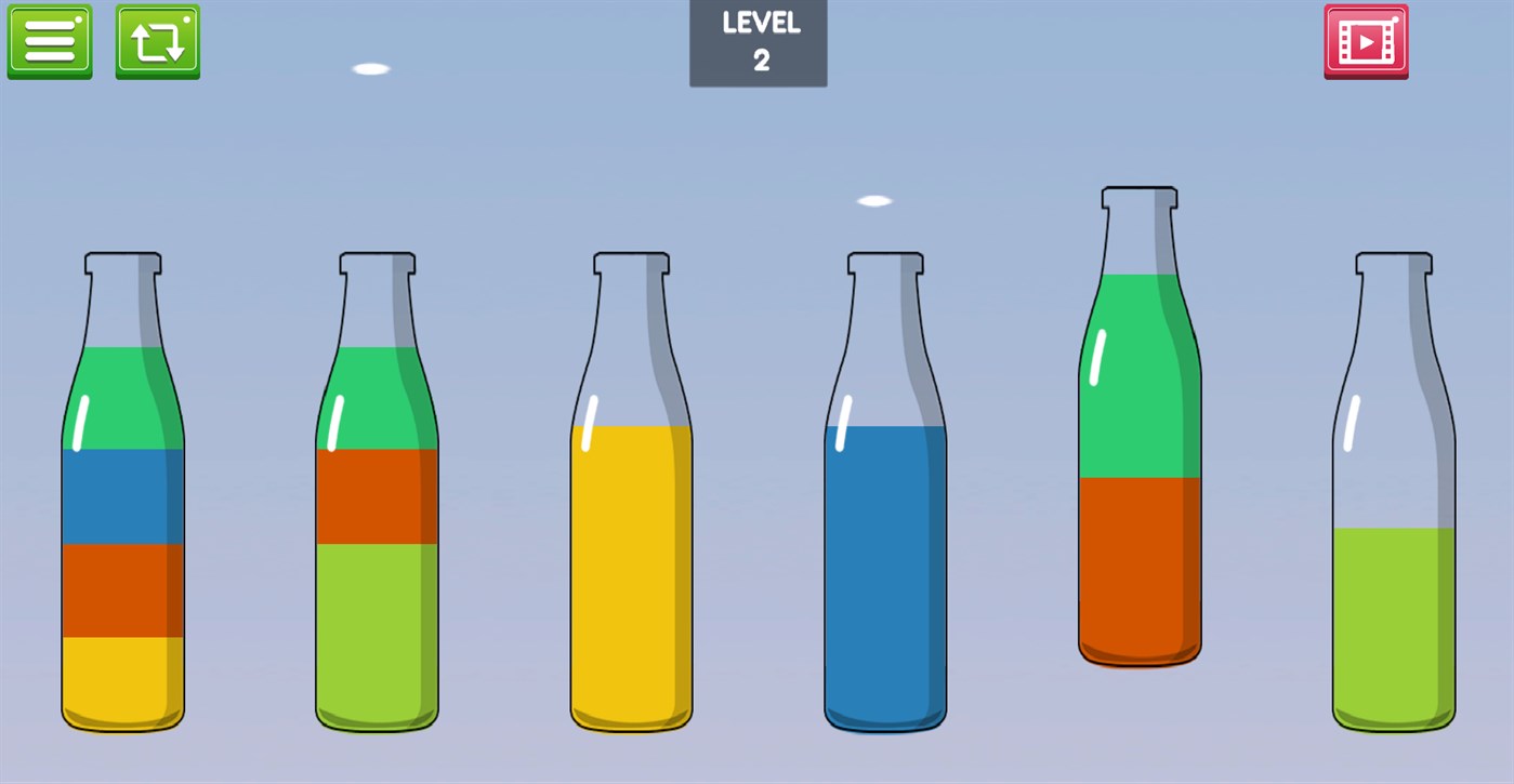 #3. Water Level Sort Puzzle (Windows) By: SSP Games