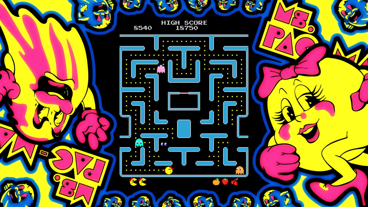 #1. ARCADE GAME SERIES: Ms. PAC-MAN (Xbox) De: BANDAI NAMCO Entertainment