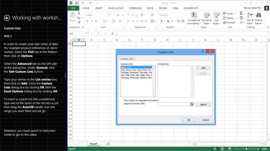 Video Training for Excel ® 2013 screenshot 4