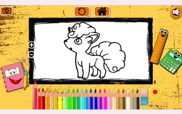 Pokemon Coloring Fun Game