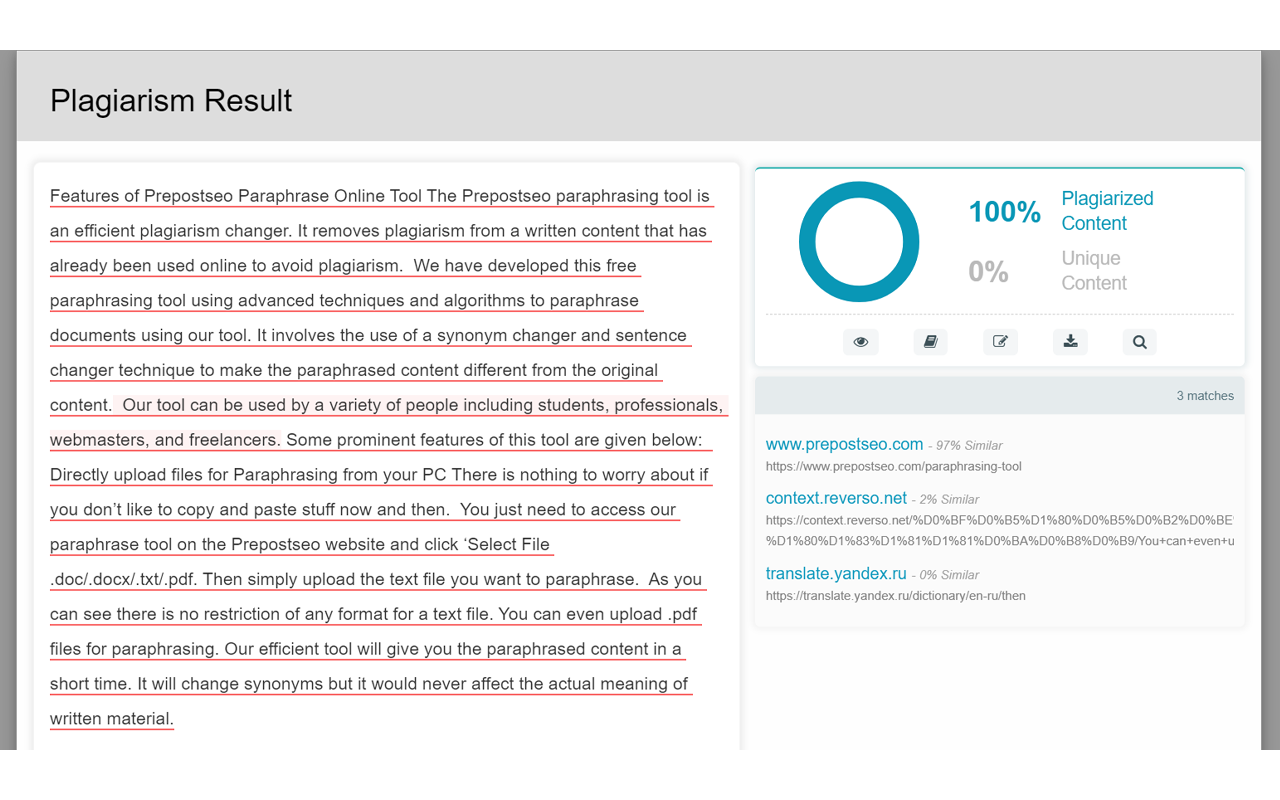 Plagiarism Checker