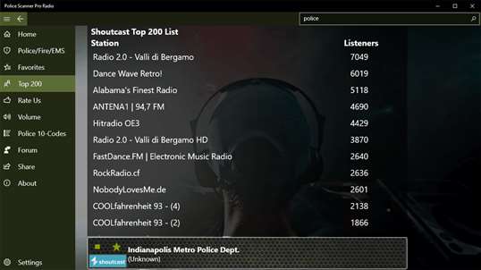 Police Scanner Pro Radio screenshot 2