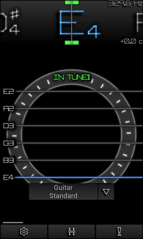 PitchLab Guitar Tuner Screenshots 1