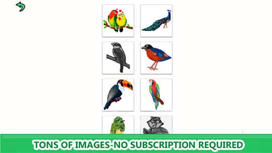 Birds Color by Number: Pixel Art, Sandbox Coloring screenshot 1