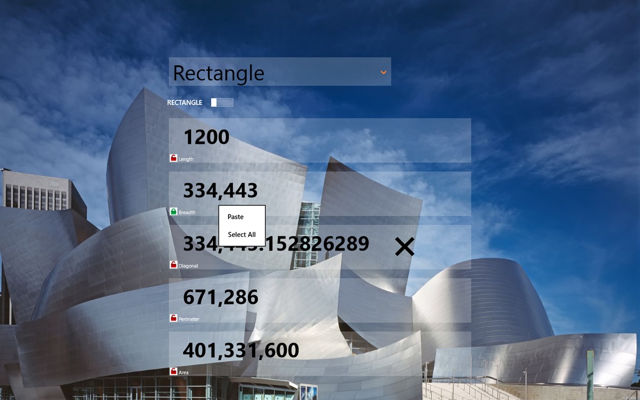 #3. Shapes Calc (Windows) 由: Daniel Erinfolami