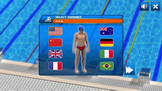 Swimming Championship screenshot 1