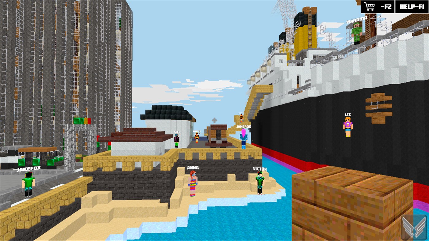 #3. World of Cubes Survival Craft (Windows) di: Solverlabs