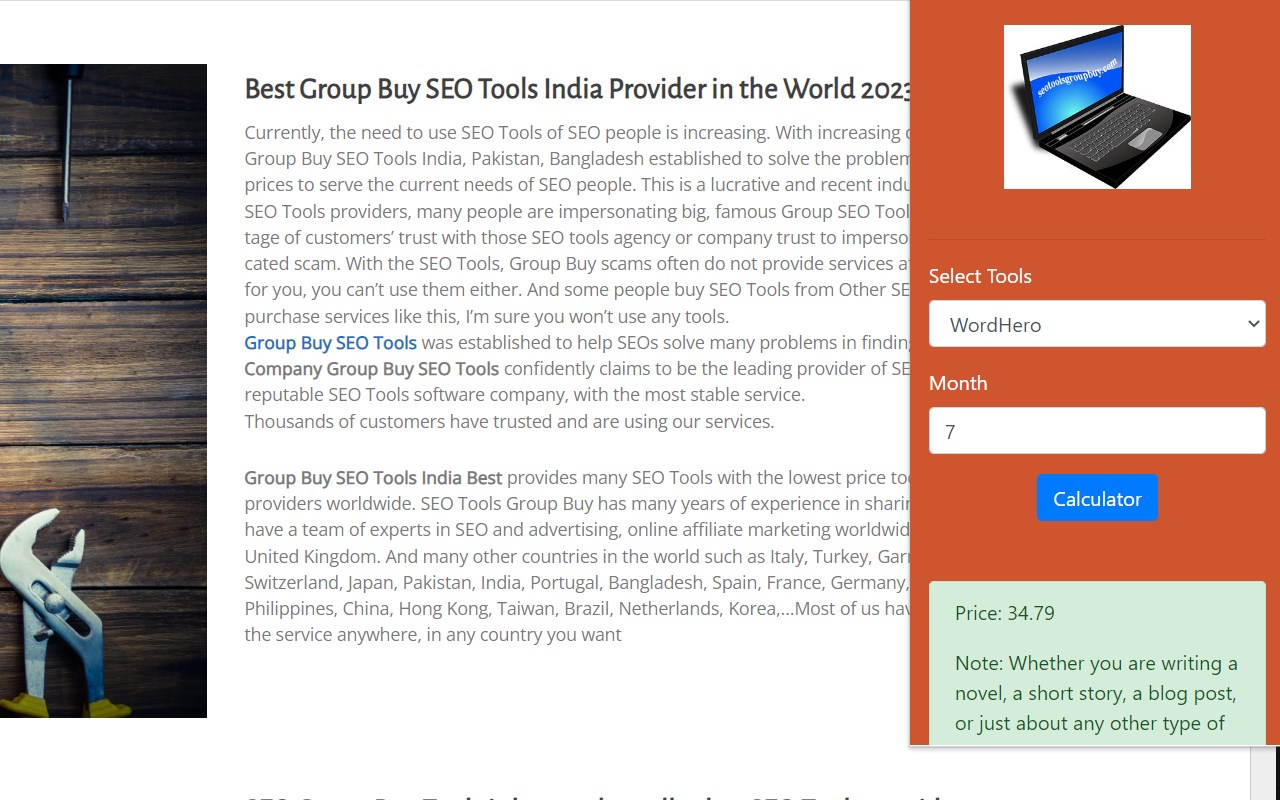 Seo Tools Group Buy