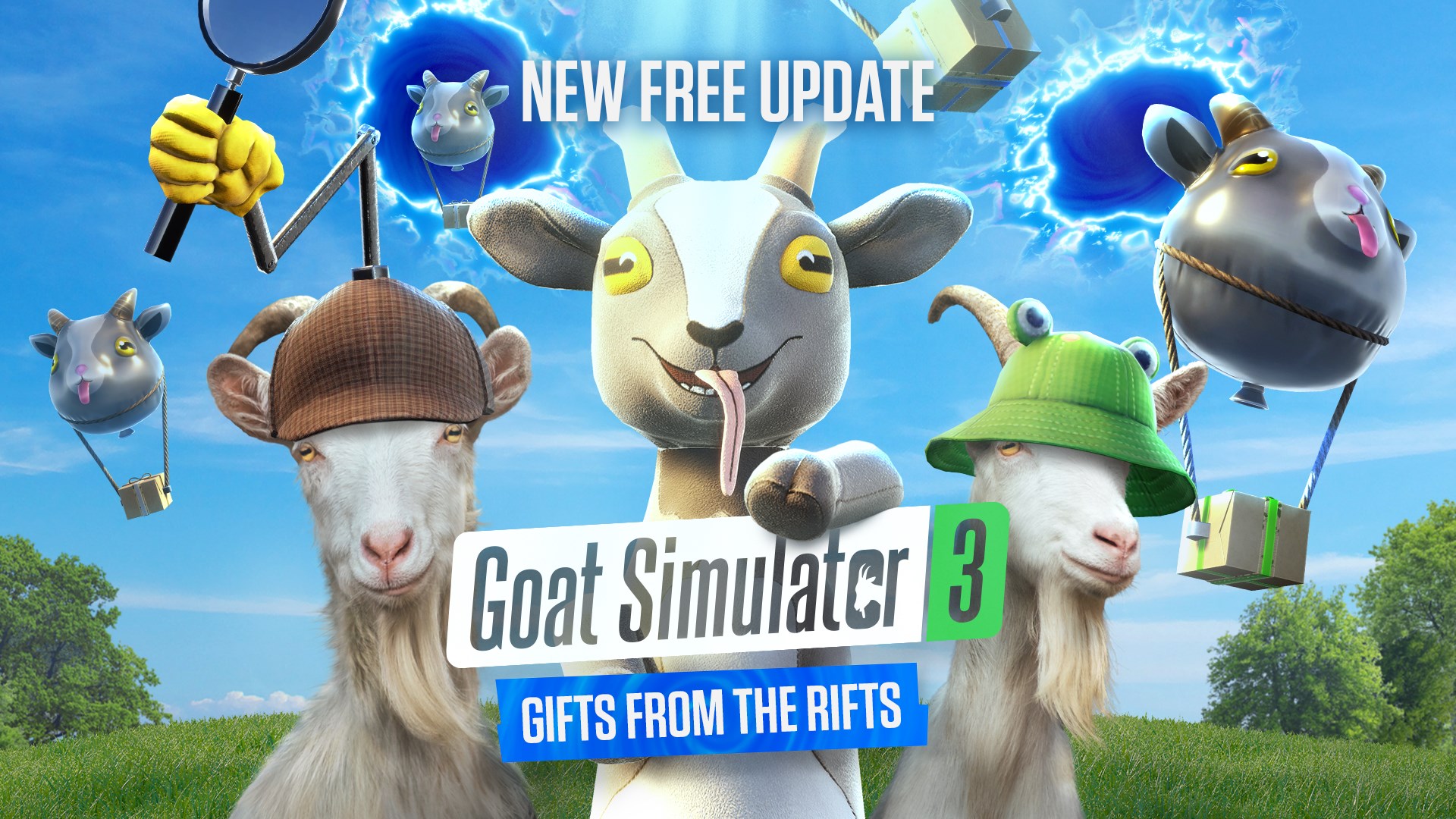 Goat Simulator 3 - Gifts from the Rifts Trailer
